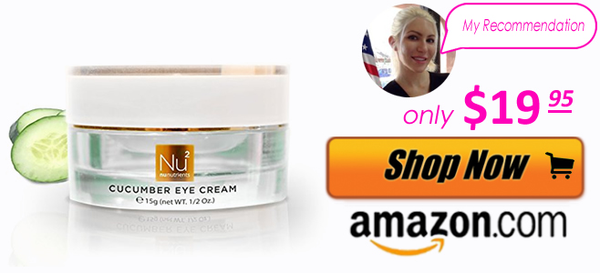 NuNutrients - Cucumber Eye Cream - Soothing Eye Cream for Dark Circles, Wrinkles, and Firmness